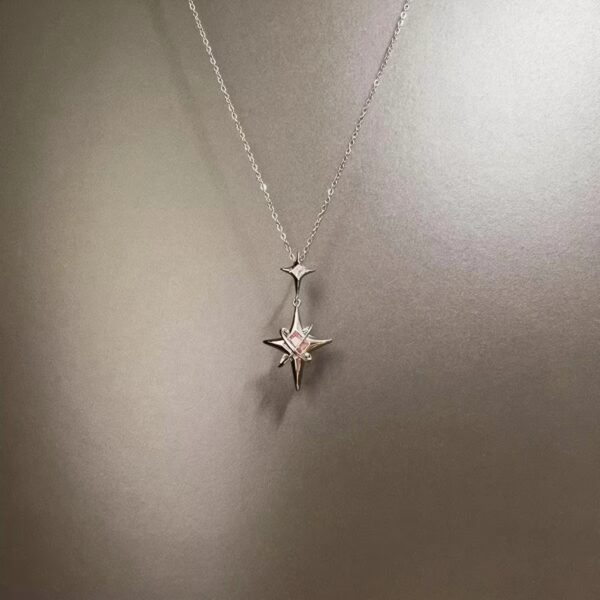 Starlight Blush Pendant Necklace