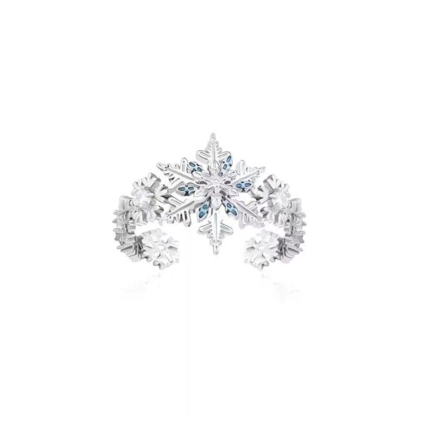 Silver Snowflake Ring