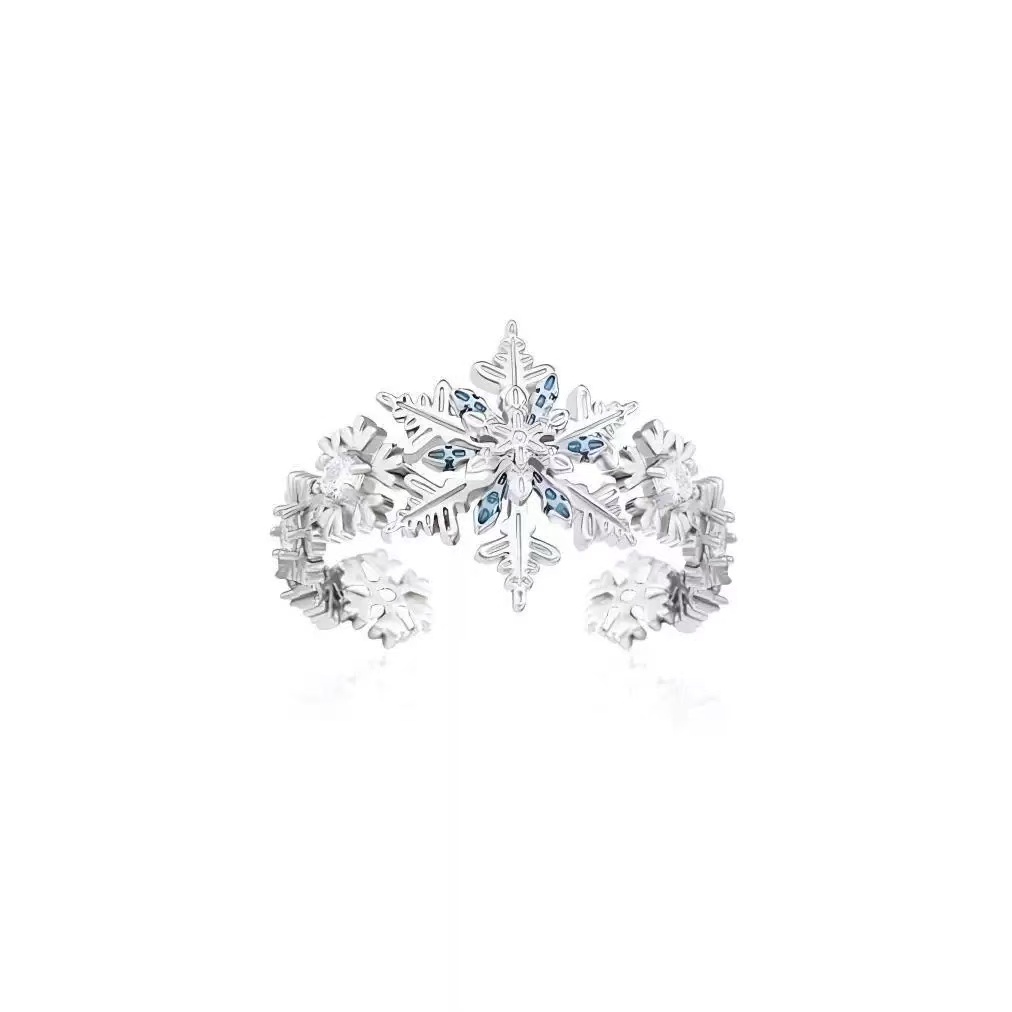 Silver Snowflake Ring